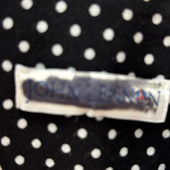 John Lennon thrashed Dress Shirt Leopard Print Faux Leather Trim Rocker Shirt - Picture 8 of 14